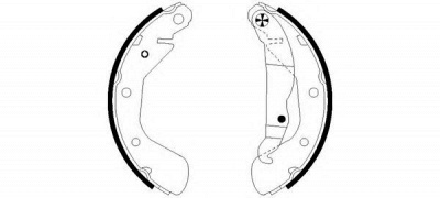 HELLA PAGID 8db355002461 -  Комплект тормозных колодок